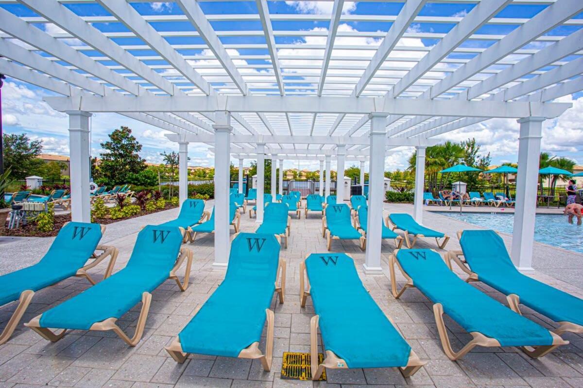 キシミー Splendid 5 Bd W/ Pool @ Windsor Westside 8921ヴィラ エクステリア 写真